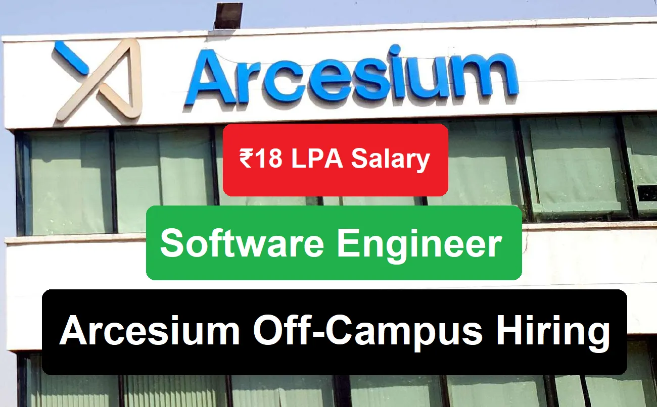 Arcesium Off Campus Hiring Software Engineer Freshers And Experienced