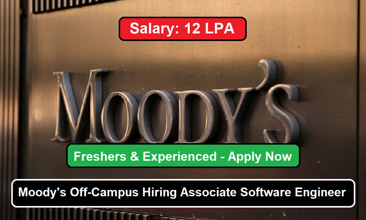 Moody's Off-Campus Hiring Associate Software Engineer