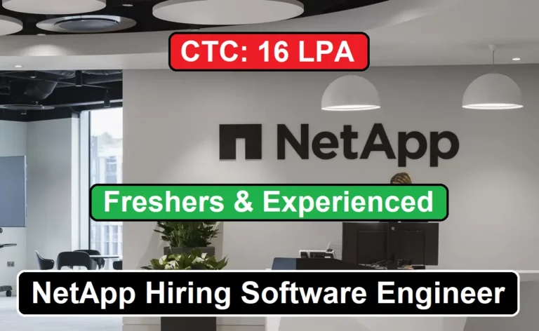 NetApp Hiring Software Engineer