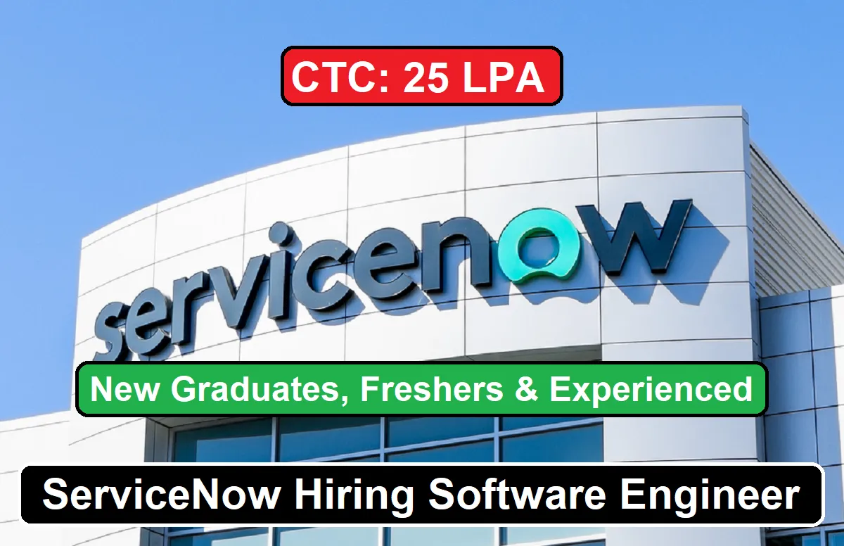 ServiceNow Hiring Software Engineer