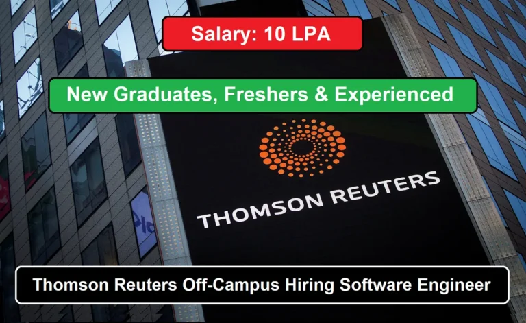 Thomson Reuters Off-Campus Hiring Software Engineer
