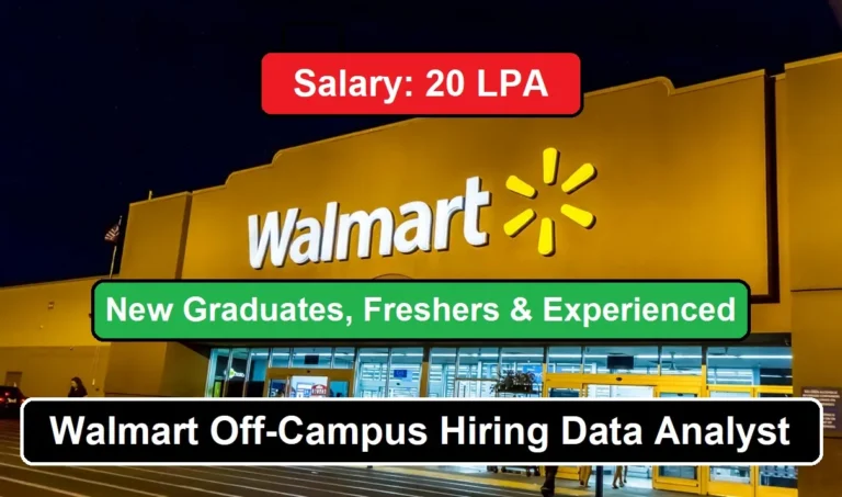 Walmart Off-Campus Hiring Data Analyst