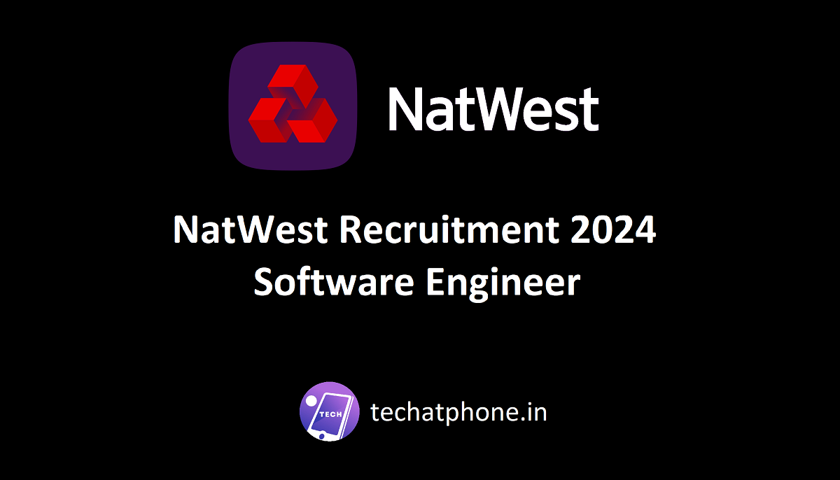 NatWest Recruitment 2024: Software Engineer