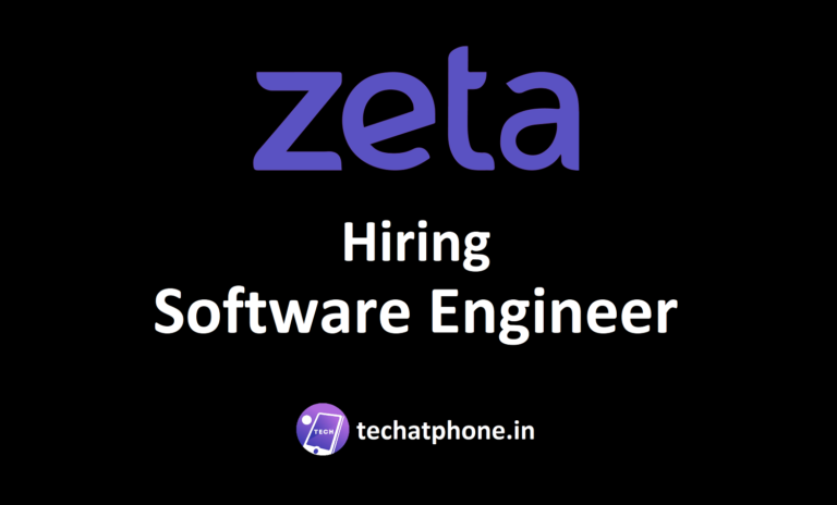 Zeta Careers 2024: Hiring Software Development Engineer (Freshers and Experienced) | CTC 20 LPA – Apply Soon!