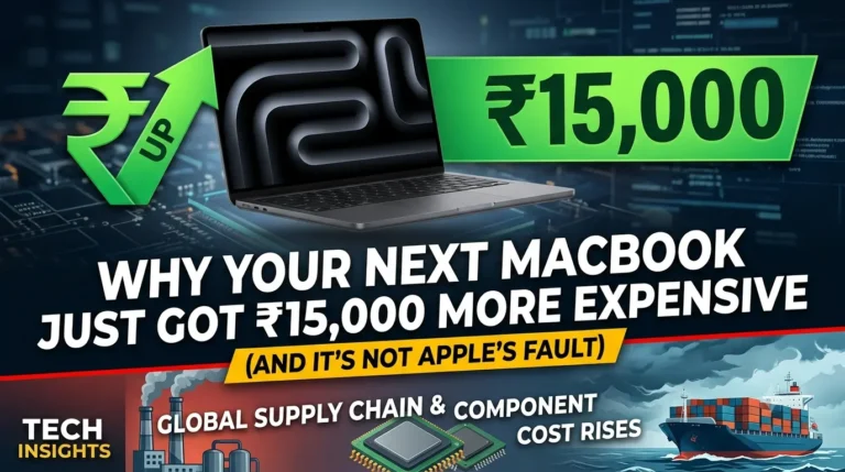 Why Your Next MacBook Just Got ₹15,000 More Expensive (And It's Not Apple's Fault)