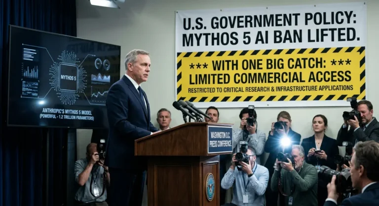 US Government Lifts Ban on Anthropic's Most Powerful Mythos 5 Model - With One Big Catch